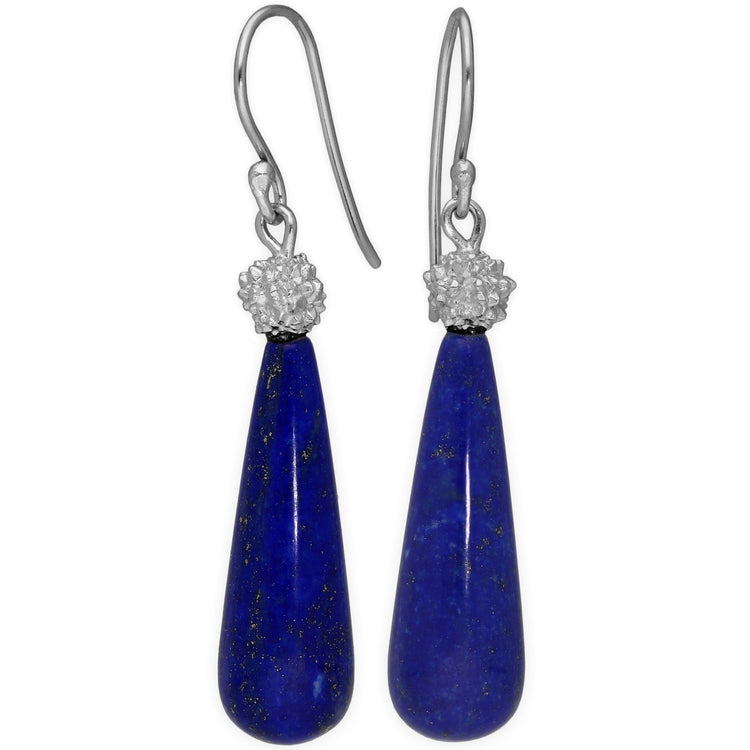 Κρεμαστά σκουλαρίκια με μαύρο όνυχα - Emmanuela - handcrafted for you®