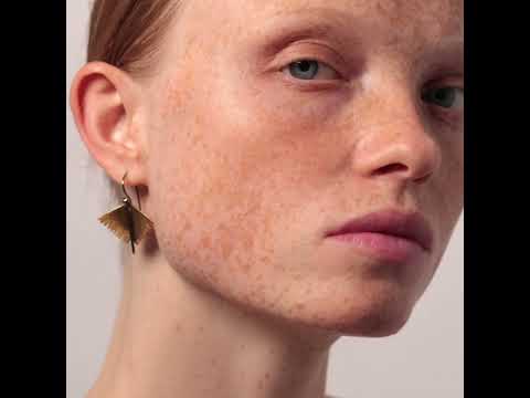 Hanging earrings "butterflies"