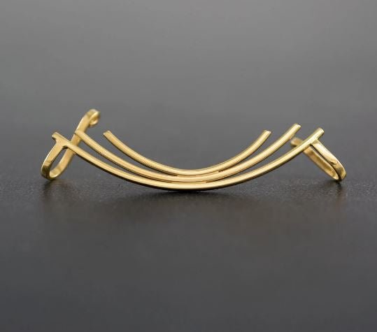 Σκουλαρίκι cuff τοξωτό - Emmanuela - handcrafted for you®