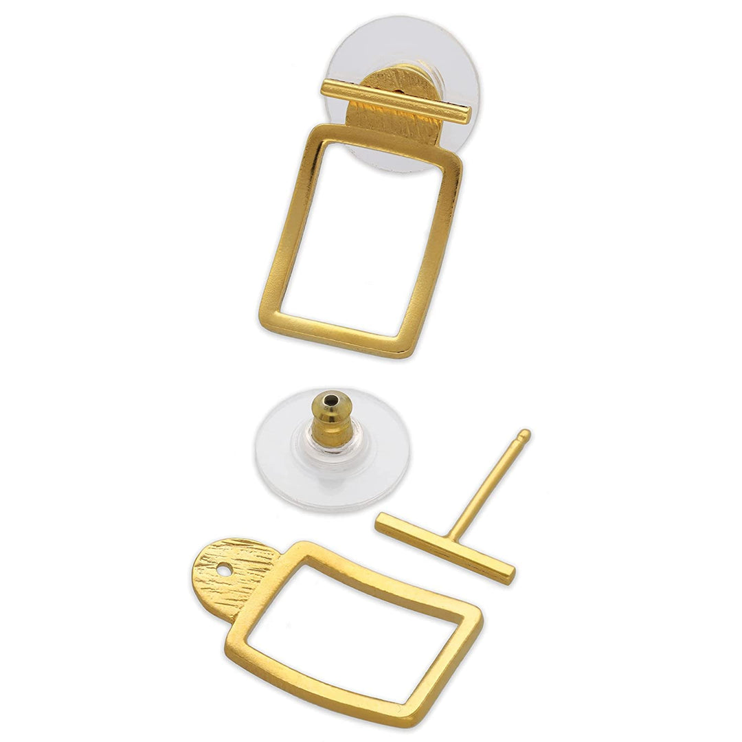 Minimalist jacket earrings
