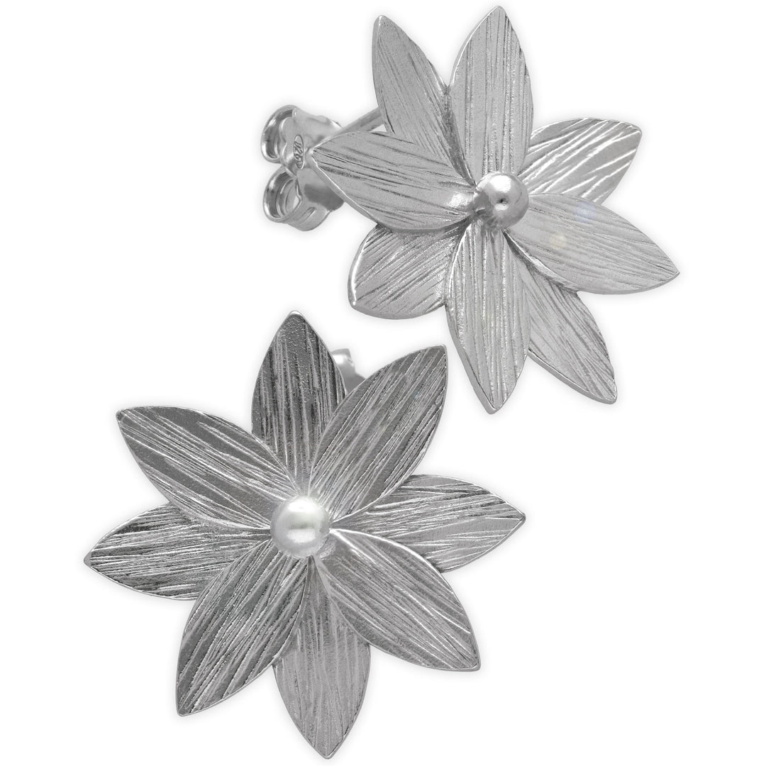 Boucles d'oreilles puces "marguerites" petites