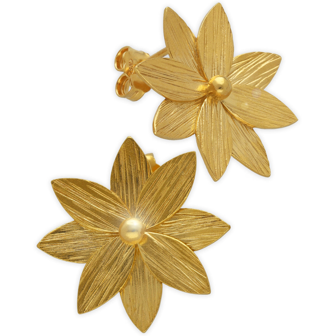 Boucles d'oreilles puces "marguerites" petites