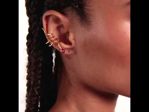 Snake cuff earring