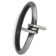 'Barbed wire' ring for men