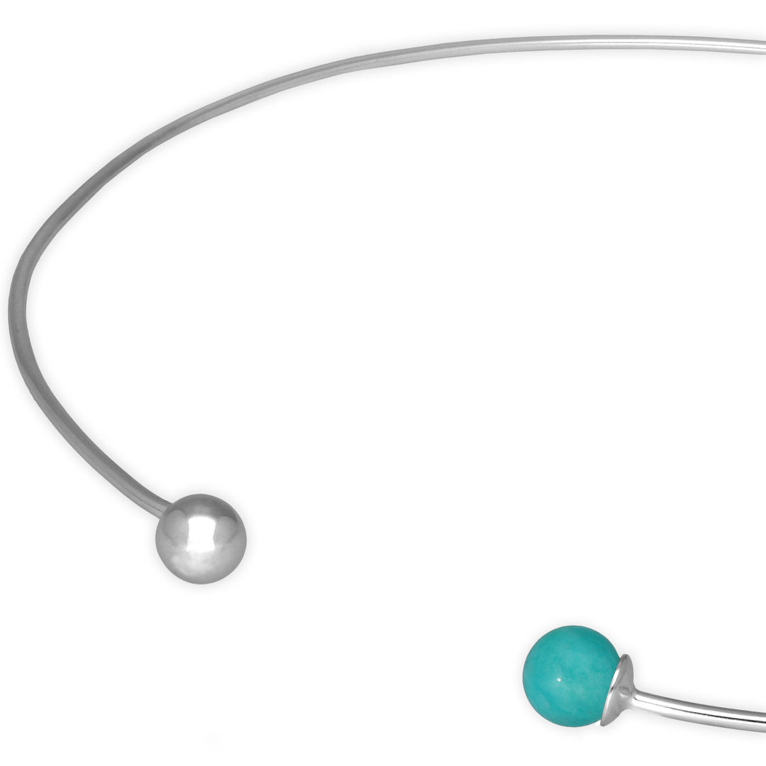 Amazoniet stenen choker