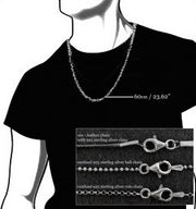 'SLR' necklace for men