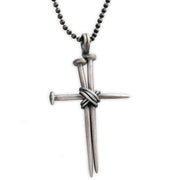 'Cross of nails' necklace