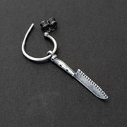 'Knife' earring for men