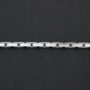 Ανδρικό βραχιόλι με λεπτή αλυσίδα "φίδι" από ασήμι 925 - κοσμήματα emmanuela