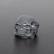 Ανδρικό δαχτυλίδι "νεκροκεφαλή" από ασήμι 925 - κοσμήματα emmanuela
