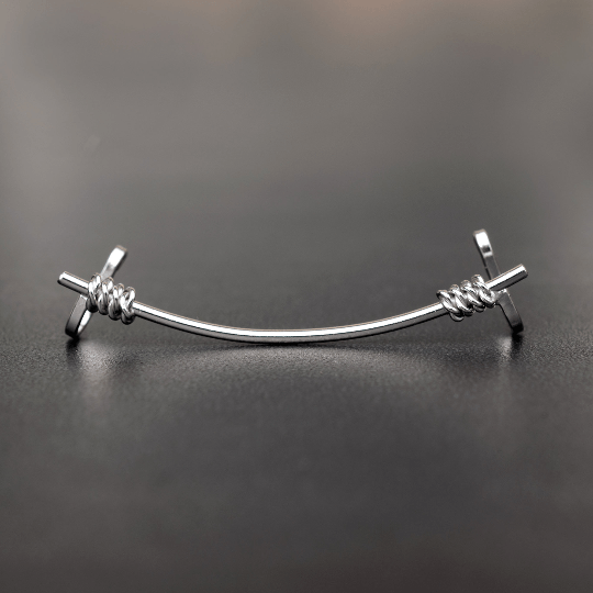 Ανδρικό σκουλαρίκι cuff από ασήμι 925 - κοσμήματα emmanuela