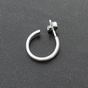 Ανδρικό σκουλαρίκι κρίκος από ασήμι 925 - κοσμήματα emmanuela