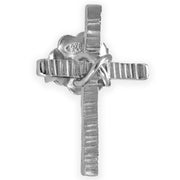 Ανδρικό σκουλαρίκι σταυρός από ασήμι 925 - κοσμήματα emmanuela