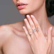 Δαχτυλίδι "λιβελουλα" με σπείρες από ασήμι 925 - κοσμήματα emmanuela