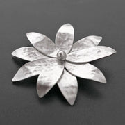 Καρφίτσα "λουλούδι μαργαρίτα" από ασήμι 925 - κοσμήματα emmanuela