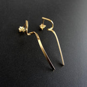 Καρφωτά σκουλαρίκια ράβδοι από ασήμι 925 - κοσμήματα emmanuela