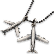 Κρεμαστό μενταγιόν "αεροπλάνο" από ασήμι 925 - κοσμήματα emmanuela