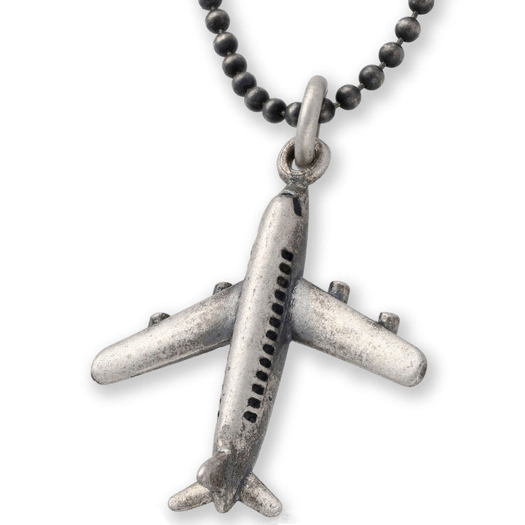 Κρεμαστό μενταγιόν "αεροπλάνο" από ασήμι 925 - κοσμήματα emmanuela