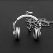 Κρεμαστό μενταγιόν "ακουστικά" από ασήμι | Δώρα για εφήβους Emmanuela