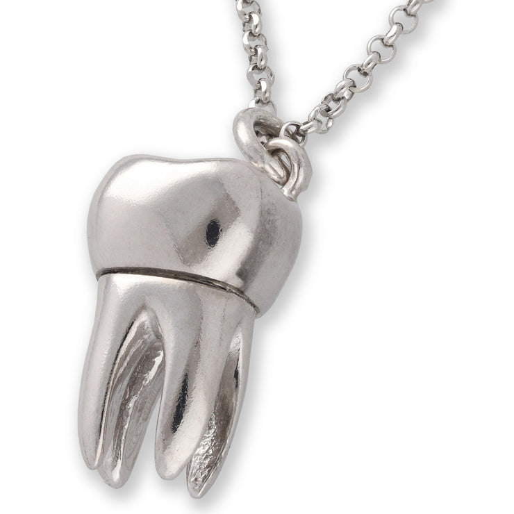 Κρεμαστό μενταγιόν "δόντι" από ασήμι 925 - κοσμήματα emmanuela