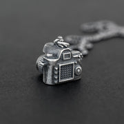 Κρεμαστό μενταγιόν "φωτογραφική μηχανή" από ασήμι 925 - κοσμήματα emmanuela