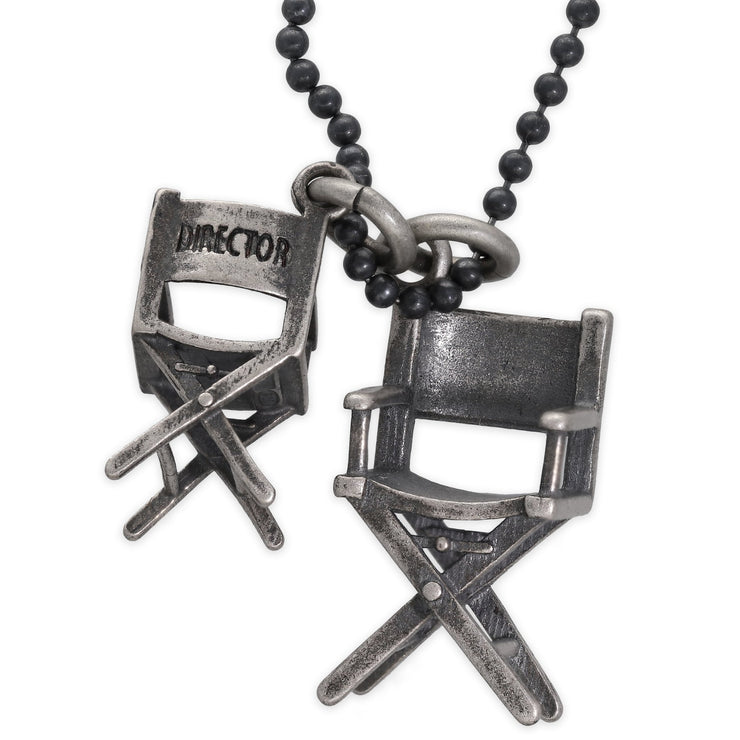 Κρεμαστό μενταγιόν "καρέκλα σκηνοθέτη" από ασήμι 925 - κοσμήματα emmanuela
