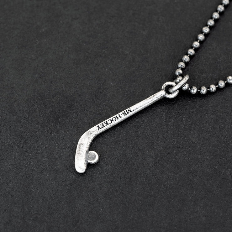 Κρεμαστό μενταγιόν "μπαστούνι του hockey" από ασήμι 925 - κοσμήματα emmanuela