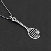 Κρεμαστό μενταγιόν "ρακέτα του τένις" από ασήμι 925 - κοσμήματα emmanuela