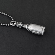 Κρεμαστό μενταγιόν "σαμπάνια" από ασήμι 925 - κοσμήματα emmanuela