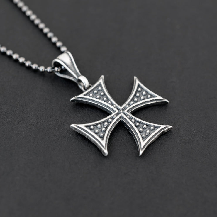 Κρεμαστό μενταγιόν "σιδηρούν σταυρός" από ασήμι 925 - κοσμήματα emmanuela
