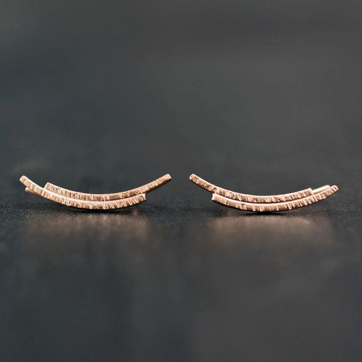 Μινιμαλιστικά σκουλαρίκια pins από ασήμι 925 - κοσμήματα emmanuela
