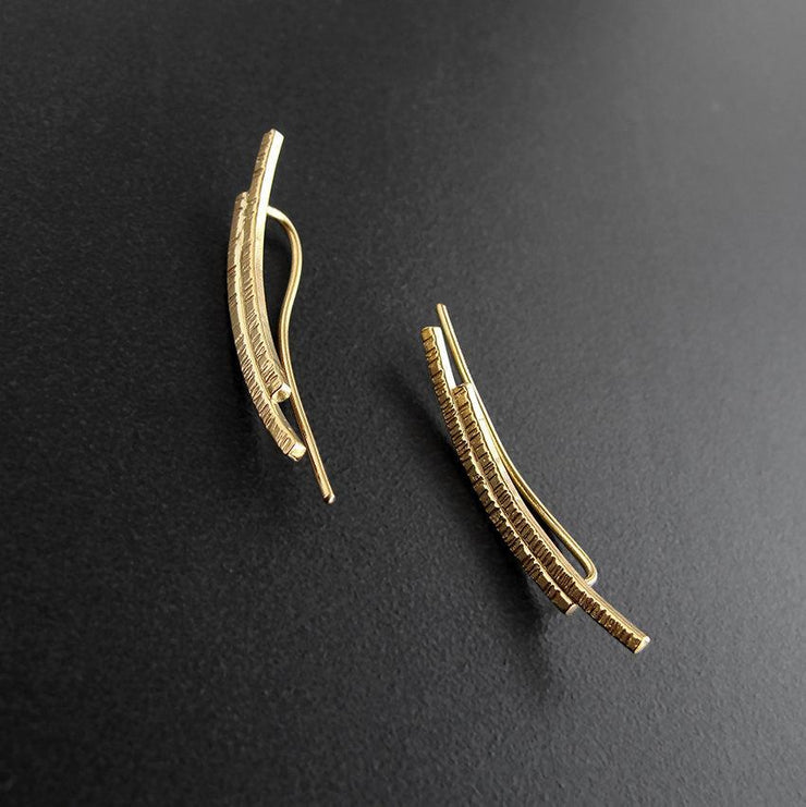 Μινιμαλιστικά σκουλαρίκια pins από ασήμι 925 - κοσμήματα emmanuela