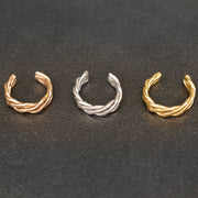 Σετ από 3 σκουλαρίκια cuffs από ασήμι 925 - κοσμήματα emmanuela