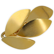 Σκουλαρίκι cuff "φύλλα ελιάς" μικρό από ασήμι 925 - κοσμήματα emmanuela