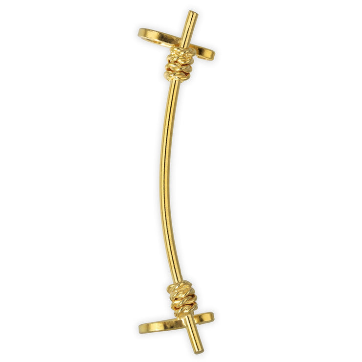 Σκουλαρίκι cuff "τόξο" από ασήμι 925 - κοσμήματα emmanuela