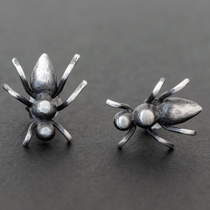 Σκουλαρίκια "έντομα" από ασήμι 925 - κοσμήματα emmanuela