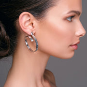 Σκουλαρίκια κρίκοι από ασήμι 925 | Fashion κοσμήματα Emmanuela 