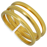 Τριπλό δαχτυλίδι από ασήμι 925 - κοσμήματα emmanuela